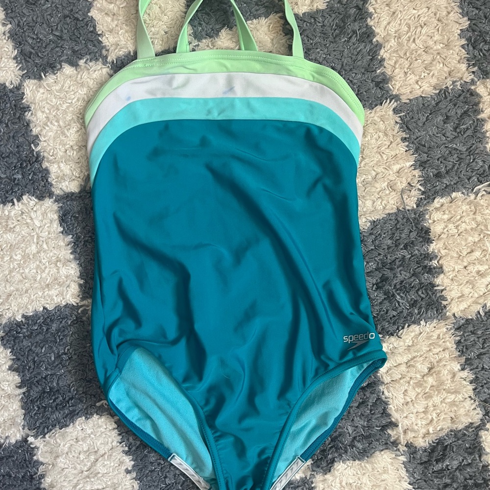 Speedo Kids Swimwear in Blue and Green